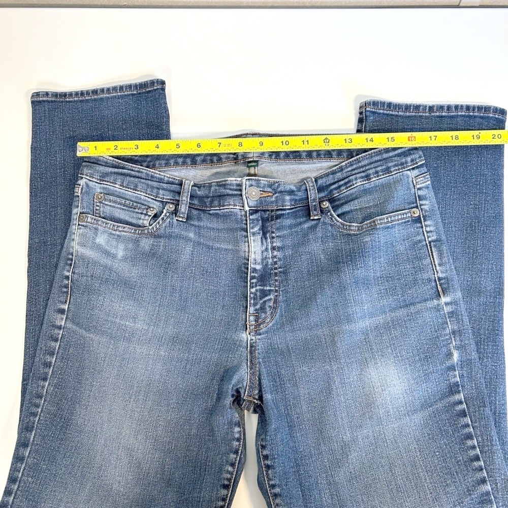 lrl ralph lauren denim modern straight curvy blue jeans women's 12 medium wash - Picture 3 of 12